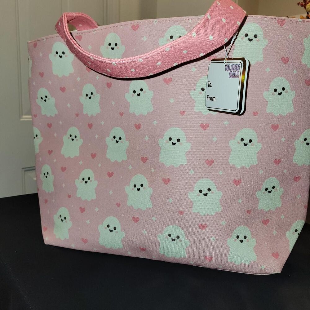 Halloween ghost Women's Pink Bag